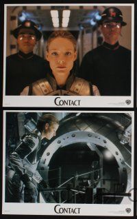 3d142 CONTACT 8 LCs '97 Jodie Foster, Matthew McConaughey, message from deep space!