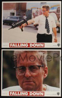 3d212 FALLING DOWN 8 LCs '92 directed by Joel Schumacher, Michael Douglas at war w/the world!