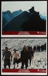 3d231 FIVE DAYS ONE SUMMER 8 LCs '82 Sean Connery, Zinnemann, cool mountain climbing images!