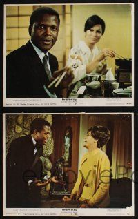 3d239 FOR LOVE OF IVY 8 LCs '68 Daniel Mann directed, cool images of Sidney Poitier, Abbey Lincoln!