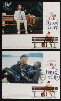 3d243 FORREST GUMP 8 LCs '94 Tom Hanks, Gary Sinise, Robin Wright Penn, Robert Zemeckis classic!