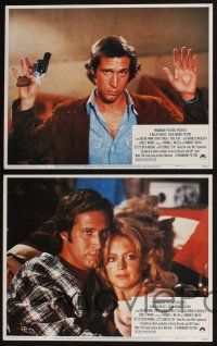 3d244 FOUL PLAY 8 LCs '78 wacky Goldie Hawn & Chevy Chase, screwball comedy!