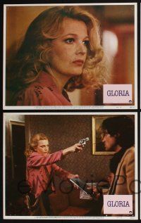 3d266 GLORIA 8 LCs '80 John Cassavetes directed, cool images of Gena Rowlands!