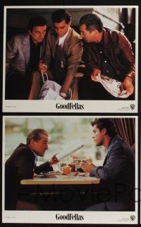 3d272 GOODFELLAS 8 LCs '90 Robert De Niro. Ray Liotta, Joe Pesci, Martin Scorsese Mafia classic!