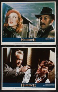 3d282 HAMMETT 8 LCs '82 Wim Wenders directed, Frederic Forrest, Marilu Henner!