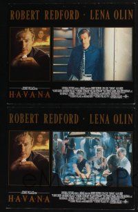 3d815 HAVANA 6 LCs '90 Robert Redford gambling, sexy Lena Olin, Sydney Pollack directed!