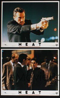 3d291 HEAT 8 LCs '95 Al Pacino, Robert De Niro, Val Kilmer, Michael Mann directed!