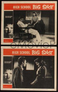 3d298 HIGH SCHOOL BIG SHOT 8 LCs '59 Roger Corman, the kid who showed the big time how!