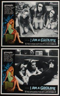 3d315 I AM A GROUPIE 8 LCs '70 rock 'n' roll images, sexy Esme Johns doesn't collect autographs!