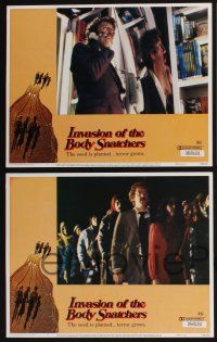 3d333 INVASION OF THE BODY SNATCHERS 8 LCs '78 Philip Kaufman classic remake of deep space invaders