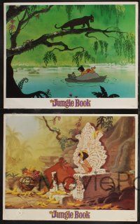 3d785 JUNGLE BOOK 7 LCs R90s Walt Disney cartoon classic, great images of Mowgli & friends!