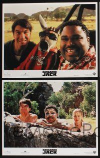 3d357 KANGAROO JACK 8 LCs '03 Jerry O'Connell, Anthony Anderson, wacky outback images!