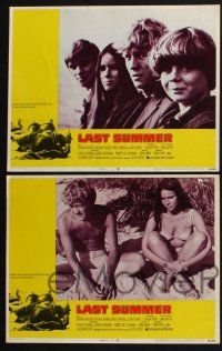 3d787 LAST SUMMER 7 LCs '69 Richard Thomas, sexy Barbara Hershey is too beautiful to forget!
