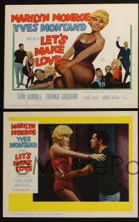 3d389 LET'S MAKE LOVE 8 LCs '60 sexy Marilyn Monroe, Yves Montand & Frankie Vaughan!