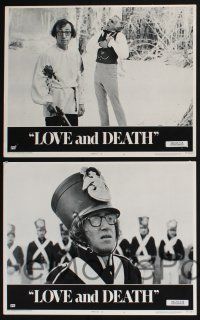 3d404 LOVE & DEATH 8 LCs '75 cool images from wacky Woody Allen & Diane Keaton romantic comedy!