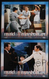 3d414 MAID IN MANHATTAN 8 LCs '02 Jennifer Lopez, Ralph Fiennes & Natasha Richardson in New York!