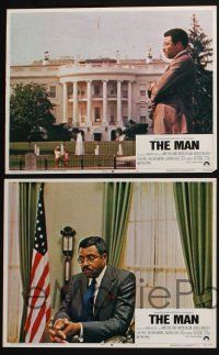 3d417 MAN 8 LCs '72 James Earl Jones as the 1st black U.S. President, written by Rod Serling!