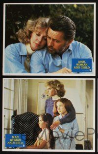 3d421 MAN, WOMAN & CHILD 8 LCs '83 Martin Sheen never knew he had a son, Blythe Danner!
