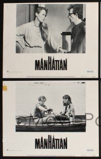 3d422 MANHATTAN 8 LCs '79 classic Woody Allen, Meryl Streep & Diane Keaton, Mariel Hemingway!