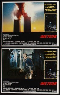 3d434 METEOR 8 LCs '79 Sean Connery, Natalie Wood, Brian Keith, Karl Malden, doomsday!