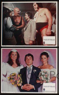 3d438 MICKI & MAUDE 8 LCs '84 great images of Dudley Moore, brides Amy Irving & Ann Reinking!