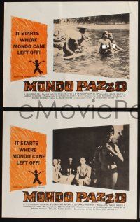 3d879 MONDO CANE 2 4 LCs '64 bizarre human oddities, twice as shocking!