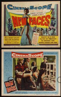 3d471 NEW FACES 8 LCs '54 Robert Clary, Alice Ghostley, Harry Horner musical!