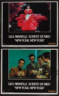 3d473 NEW YORK NEW YORK 8 LCs '77 Robert De Niro, Liza Minnelli, directed by Martin Scorsese!