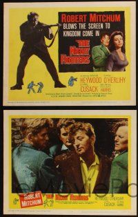 3d474 NIGHT FIGHTERS 8 LCs '60 Robert Mitchum, Anne Heywood, Cyril Cusack & Niall MacGinnis!
