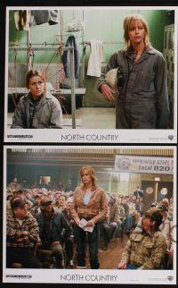 3d482 NORTH COUNTRY 8 LCs '05 Charlize Theron, Frances McDormand, Sissy Spacek, Woody Harrelson