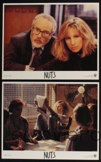 3d488 NUTS 8 LCs '87 Richard Dreyfuss, is Barbra Streisand a murderer or is she crazy!