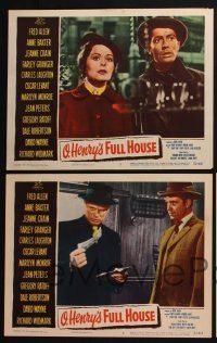 3d881 O HENRY'S FULL HOUSE 4 LCs '52 Charles Laughton, Jean Peters, Jeanne Crain, Granger, Widmark!
