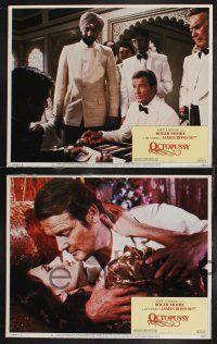 3d915 OCTOPUSSY 3 LCs '83 Roger Moore as James Bond 007, Maud Adams, Louis Jourdan