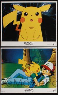 3d516 POKEMON THE FIRST MOVIE 8 LCs '99 Pikachu, prepare for the greatest match ever!