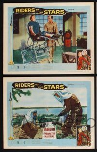 3d861 RIDERS TO THE STARS 5 LCs '54 rocket through space on man's greatest adventure, cool images!
