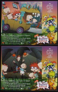 3d559 RUGRATS MOVIE 8 LCs '98 Nickelodeon cartoon for anyone who ever wore diapers!