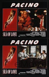 3d576 SEA OF LOVE 8 LCs '89 great images of sexy Ellen Barkin, John Goodman & cop Al Pacino!