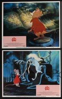 3d579 SECRET OF NIMH 8 LCs '82 Don Bluth animation, cool fantasy cartoon action images!