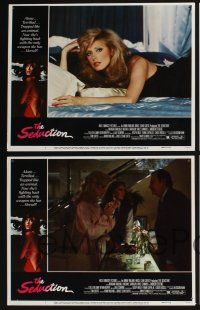 3d580 SEDUCTION 8 LCs '82 super sexy Morgan Fairchild, trapped like an animal!