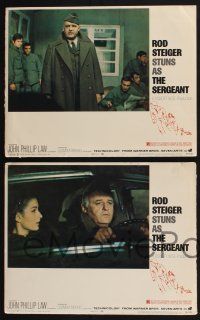 3d582 SERGEANT 8 LCs '68 Rod Steiger, John Phillip Law, from the novel by Dennis Murphy!
