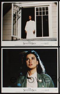 3d584 SEVENTH SIGN 8 LCs '88 Demi Moore, Michael Biehn, her hope is all we have left!