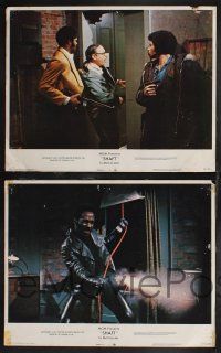 3d587 SHAFT 8 LCs '71 directed by Gordan Parks, Richard Roundtree, blaxploitation!