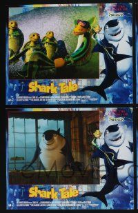 3d589 SHARK TALE 8 LCs '04 Dreamworks underwater cartoon, Will Smith!