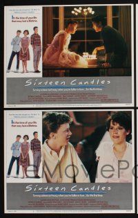 3d600 SIXTEEN CANDLES 8 LCs '84 Molly Ringwald, Anthony Michael Hall, John Hughes directed!