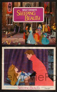 3d601 SLEEPING BEAUTY 8 LCs R79 Walt Disney cartoon fairy tale fantasy classic!