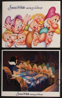 3d607 SNOW WHITE & THE SEVEN DWARFS 8 LCs R93 Walt Disney animated cartoon fantasy classic!