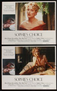 3d611 SOPHIE'S CHOICE 8 LCs '82 Alan J. Pakula directed, Meryl Streep, Kevin Kline, Peter MacNicol!