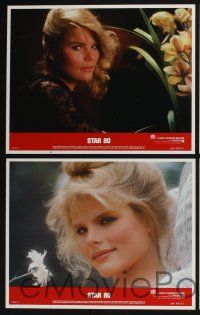3d622 STAR 80 8 LCs '83 Eric Roberts, sexy Mariel Hemingway as Dorothy Stratten, Bob Fosse!