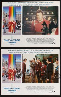 3d792 STAR TREK IV 7 LCs '87 wacky images of Leonard Nimoy & William Shatner in San Francisco!