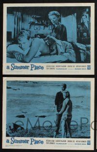 3d645 SUMMER PLACE 8 LCs R63 Delmer Daves, Richard Egan, Troy Donahue, sexy young Sandra Dee!